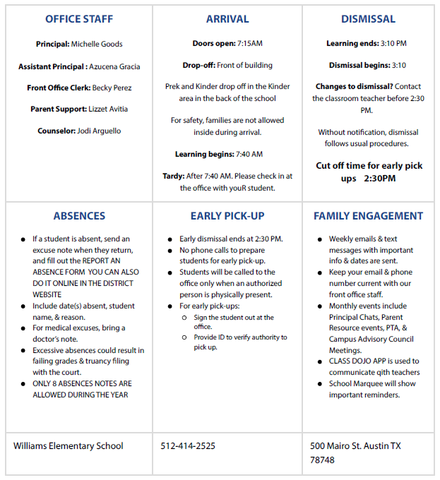 WELCCOME SHEET